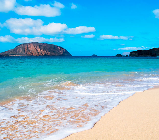 Pristine beaches la graciosa